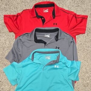 Under Armour Polo Set - Red, Gray, Teal